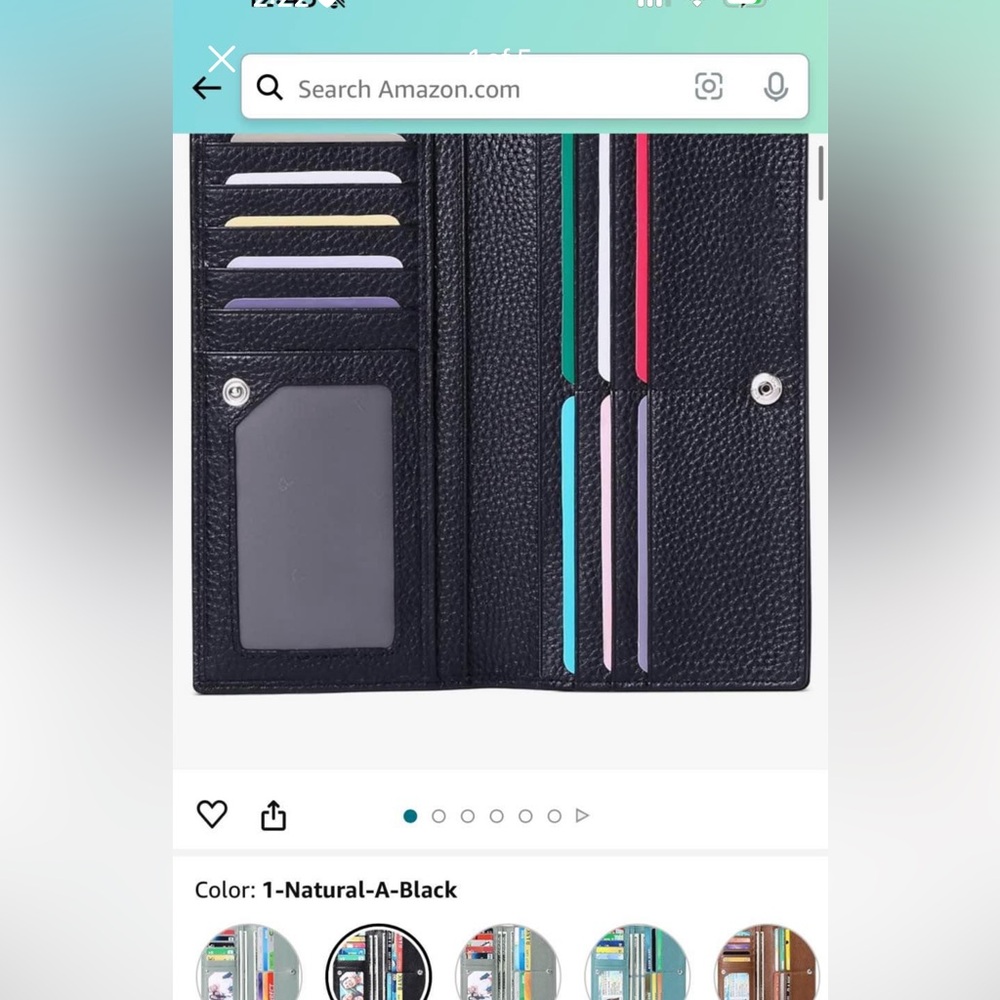 GOIACII Wallets for Women RFID Blocking Ultra Slim